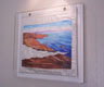 Curtain Call framed in acrylic shadow box